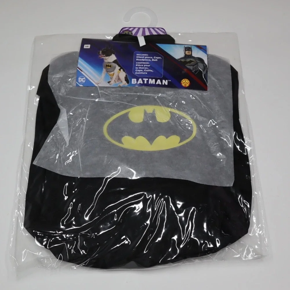 DC Comics Batman Pet Costume Accessory Set for Dogs - Size L‎